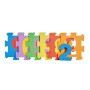 Alfombra Puzzle Multicolor Números Goma Eva (12 Unidades)