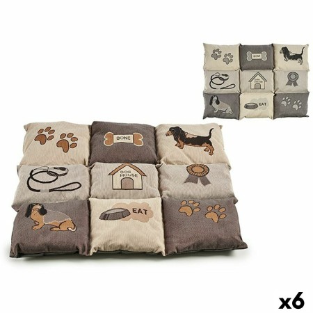 Coussin Animaux de compagnie 56 x 7,5 x 80 cm (6 Unités)