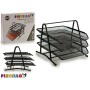 Plateau de qualification Grille Noir Métal 30 x 26 x 34,5 cm (6 Unités)