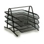 Plateau de qualification Grille Noir Métal 30 x 26 x 34,5 cm (6 Unités)