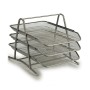 Plateau de qualification Grille Argenté Métal 30 x 26 x 34,5 cm (6 Unités)