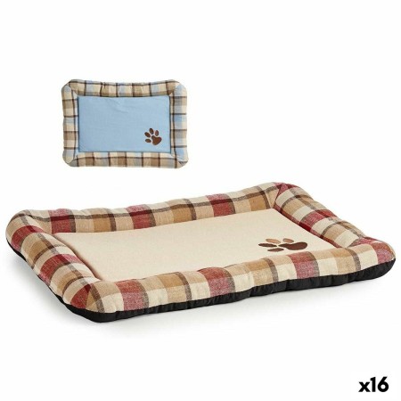 Cama para mascota A cuadros 50 x 7 x 70 cm (16 Unidades)