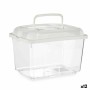 Bocal à poisson Avec poignée Moyen Blanc Plastique 3 L 17 x 16 x 24 cm (12 Unités)