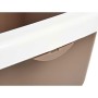 Bac à litière pour chats Blanc Beige Plastique 38 x 16 x 58,5 cm (11 Unités)