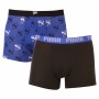 Boxer pour homme Puma Cat Aop 2 Unités Bleu Noir