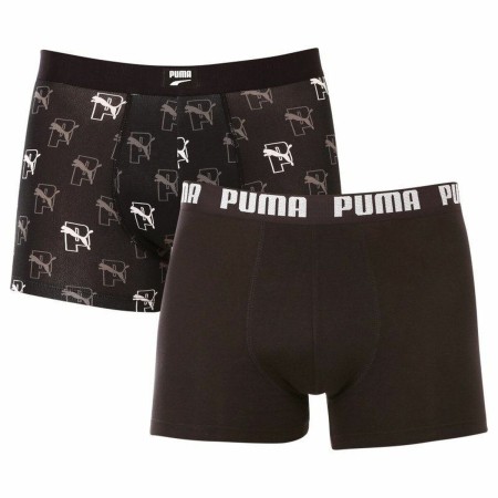 Boxer pour homme Puma Cat Aop 2 Unités Noir