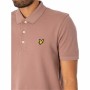 Polo de Manga Corta Hombre Lyle & Scott V1-Plain Rosa