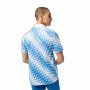 Polo de Manga Corta Hombre Lacoste Sport x Novak Djokovic Regular Fit Piqué Azul Blanco