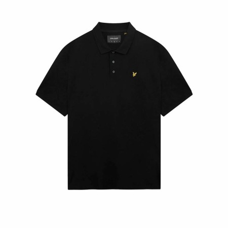 Polo à manches courtes homme Lyle & Scott V1-Plain Noir