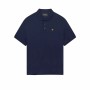 Polo de Manga Corta Hombre Lyle & Scott V1-Plain Azul