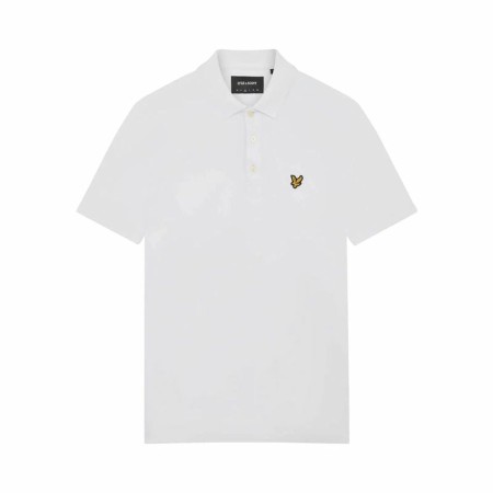 Polo de Manga Corta Hombre Lyle & Scott V1-Plain Blanco