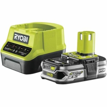 Set de cargador y baterías recargables Ryobi RC18120-125 Litio Ion 2,5 Ah 18 V