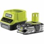 Set de cargador y baterías recargables Ryobi RC18120-125 Litio Ion 2,5 Ah 18 V