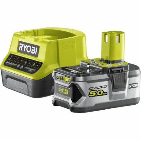 Set de cargador y baterías recargables Ryobi RC18120-150 Litio Ion 5 Ah 18 V