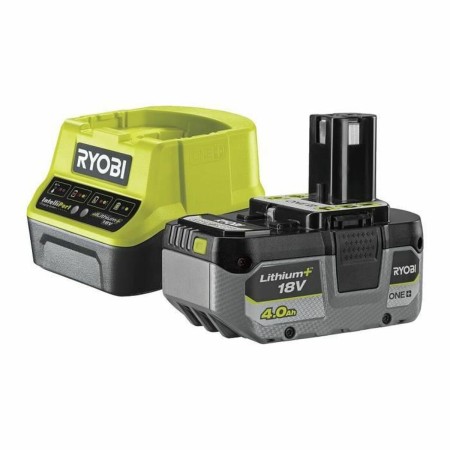 Set de cargador y baterías recargables Ryobi 18 V 4 Ah