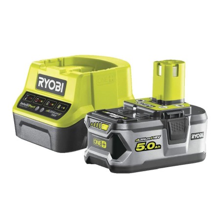 Set de cargador y baterías recargables Ryobi OnePlus 5 Ah 18 V
