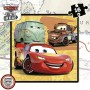 Set de 4 Puzzles Cars On the Road 73 Piezas