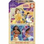 Set de 2 Puzzles Princesses Disney Bella + Vaiana 25 Pièces