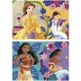 Set de 2 Puzzles Princesses Disney Bella + Vaiana 25 Piezas