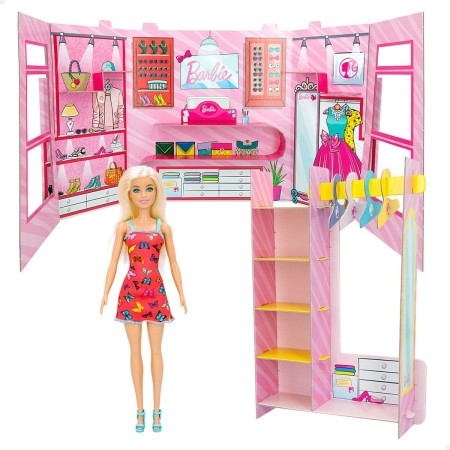 Playset Barbie Fashion Boutique 9 Pièces 6,5 x 29,5 x 3,5 cm