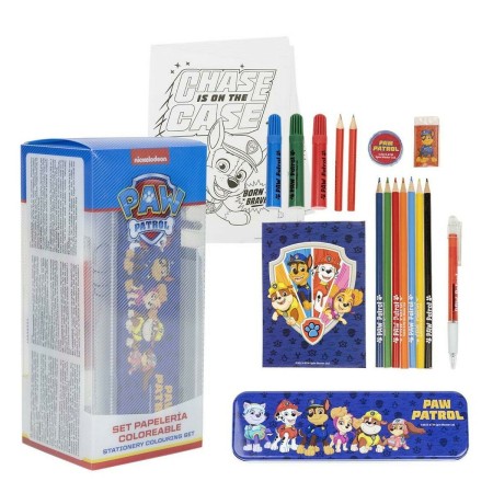 Set Escolar The Paw Patrol 16 Piezas Azul oscuro