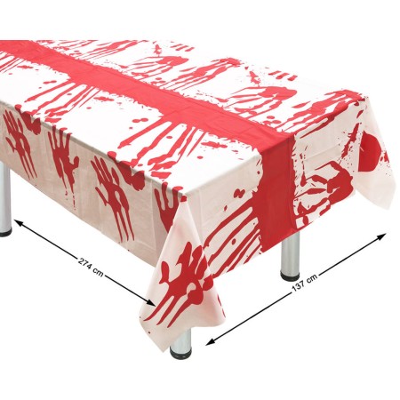 Nappe Halloween Rouge 274 x 137 cm