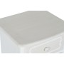 Table de Nuit DKD Home Decor Blanc Marron Clair Bois MDF 40 x 34 x 66 cm