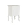 Mesita de Noche DKD Home Decor Blanco Marrón claro Madera MDF 40 x 34 x 66 cm