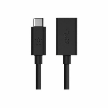 Cable USB-C a USB Belkin F2CU036BTBLK Negro 14 cm