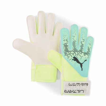 Guantes de Portero Puma Grip 4 Rc Electric Aguamarina