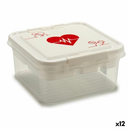 Malette de Secours Plastique 5 L 24,5 x 11,5 x 26 cm (12 Unités)