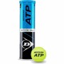 Balles de Tennis Dunlop ATP Official Jaune Multicouleur