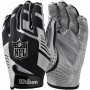 Guantes de receptor Wilson NFL Stretch Fit Gris