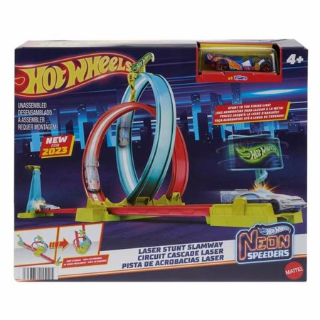 Pista de Carreras Hot Wheels Neon Speeders