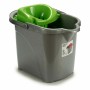 Seau de Lavage Avec des roues Plastique 31 x 31 x 41 cm (24 Unités)