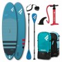 Planche de Paddle Surf Gonflable avec Accessoires Package Fly Air/Pure Fanatic 9.8" Bleu