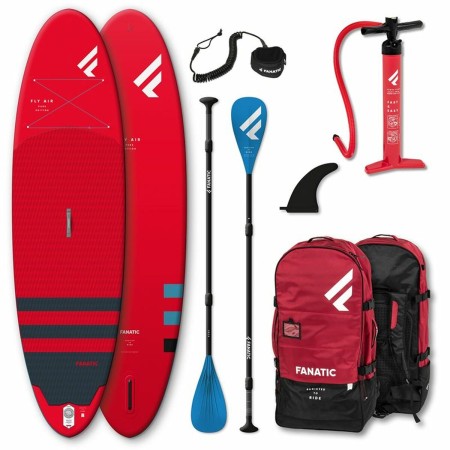 Tabla de Paddle Surf Hinchable con Accesorios Fanatic Air Air/Pure Fanatic 9´8 Rojo