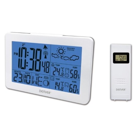 Station Météorologique Multifonction Denver Electronics WS-530 Blanc