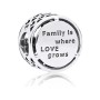 Perle de verre Femme Pandora BOTTONE ALBERO FAMIGLIA