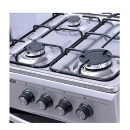 Cocina de Gas Haeger GC-SS5.006C Acero Inoxidable Plateado (46 L)