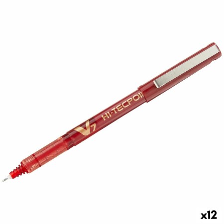 Bolígrafo Roller Pilot V7 Rojo 0,5 mm (12 Unidades)