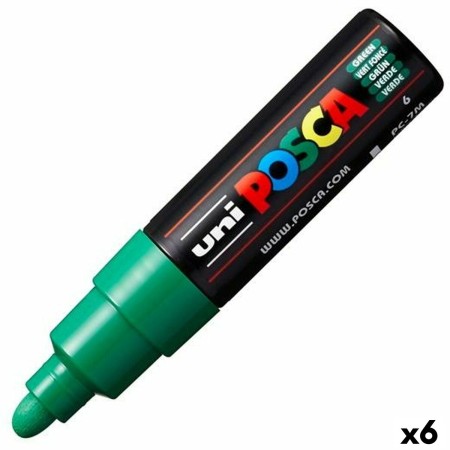 Marcador POSCA PC-7M Verde (6 Unidades)