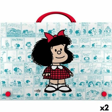 Porte documents Grafoplas Mafalda Multicouleur A4 (2 Unités)
