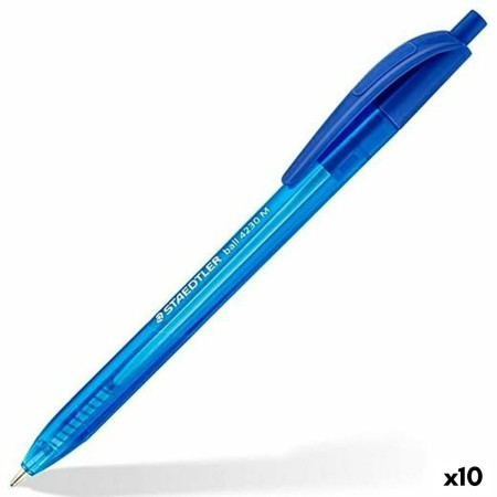 Crayon Staedtler BALL 4230 Bleu 1 mm (10 Unités)