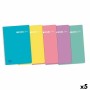 Cuaderno ENRI Pastel Cuarto 80 Hojas (5 Unidades)