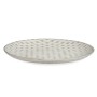 Plato Decorativo Ø 29 cm Rombos Blanco Madera MDF (6 Unidades)