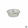 Set de Fuentes de Cocina Desechable Flan Aluminio 25 x 7,7 x 25 cm (12 Unidades)