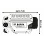 Linterna LED BOSCH GLI DeciLED Professional 12 V