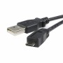 Câble USB vers Micro USB Startech UUSBHAUB1M      USB A Micro USB B Noir