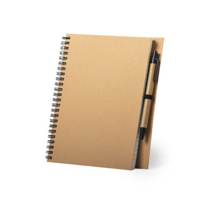 Cahier à Spirales avec Stylo 146398 Carton Recyclado 80 Volets